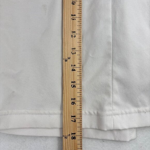 Tail Tech Golf Skort Size 8 White Black Skirt Built In Shorts Pockets Stretch - Picture 10 of 12